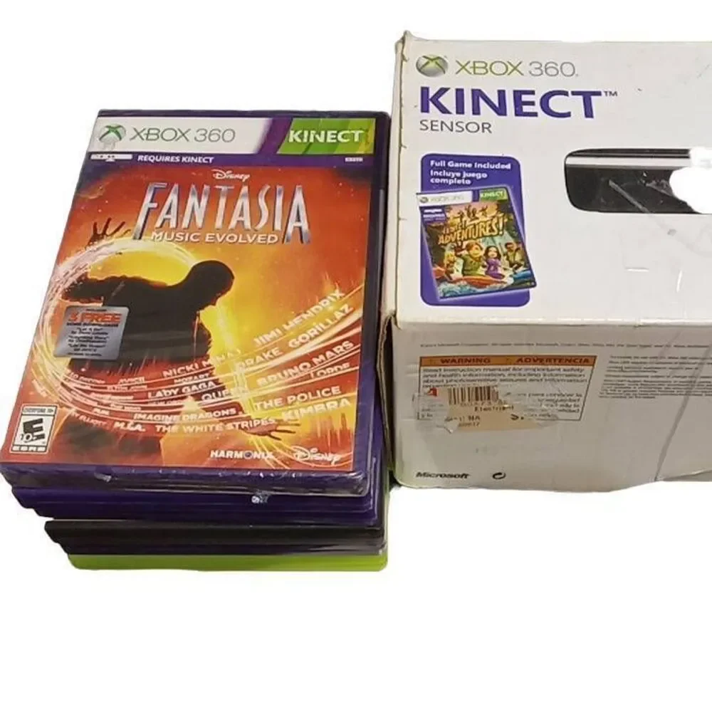 Xbox 360 Kinect Sensor with Games